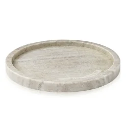 Clearance Humdakin Bandeja de mármol redonda Ø22, Brown Marrón
