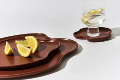 Sale Iittala Bandeja decorativa Aalto, Fuego, 25 cm Marrón