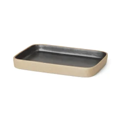 New Ferm Living Bandeja decorativa Bon pequeña, -negro Beige