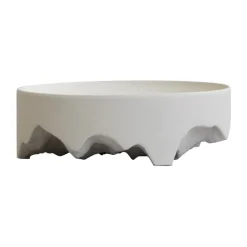 Online 101 Copenhagen Bandeja decorativa Iwa, Abedul, Ø20 Blanco