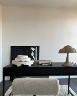 Online 101 Copenhagen Bandeja decorativa Iwa, Abedul, Ø20 Blanco