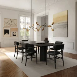Sale 101 Copenhagen Bandeja decorativa Iwa, Abedul, Ø43 Blanco