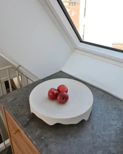 Sale 101 Copenhagen Bandeja decorativa Iwa, Abedul, Ø43 Blanco