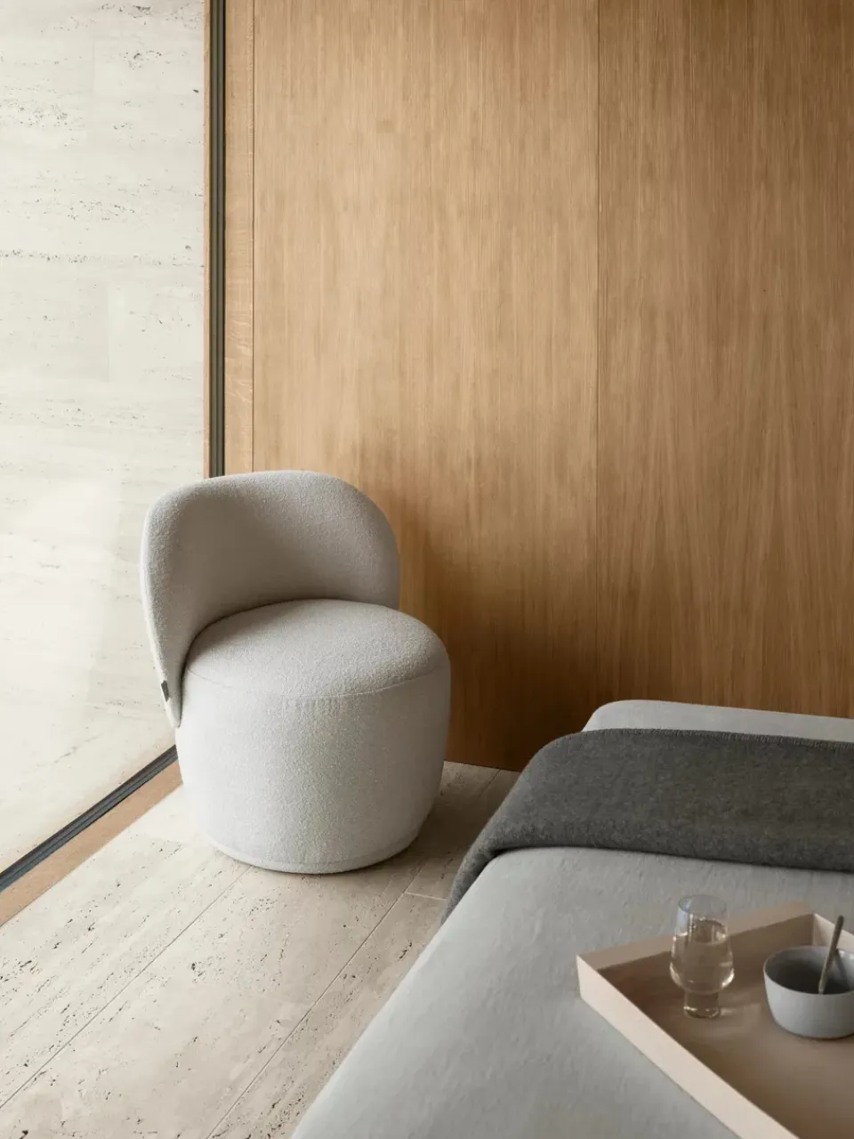 Hot Blomus Bandeja decorativa Kankyo 30x46 cm, Moonbeam Beige