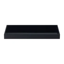 Clearance Mojoo Bandeja decorativa lacada Lux 38x19x3,5 cm, Negro