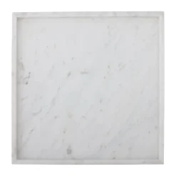 Online Bloomingville Bandeja decorativa Majsa 35x35 cm, White marble Blanco