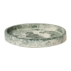 Online Ferm Living Bandeja decorativa Mist Ø20 cm, Emerald-off-white Gris