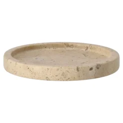 Clearance Scandi Living Bandeja decorativa Ridge, Ø16 cm Marrón