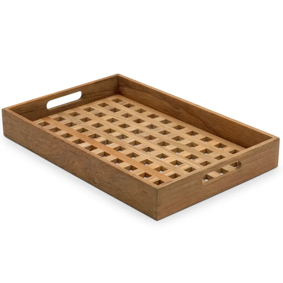 Best Fritz Hansen Bandeja Fionia 36x52 cm, teca Marrón