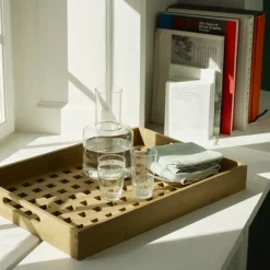 Best Fritz Hansen Bandeja Fionia 36x52 cm, teca Marrón
