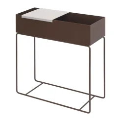 Hot Ferm Living Bandeja grande Lager para plantbox 26x26 cm, Aluminio Plateado