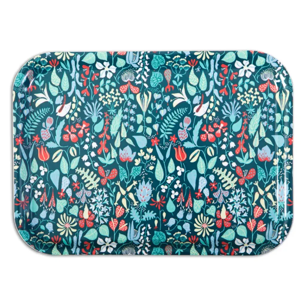 Online Opto Design Bandeja Herbarium azul, 36 x 28 cm AzulRojo