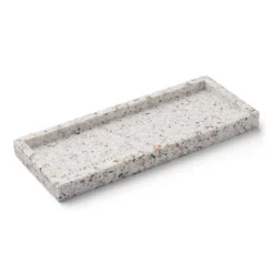 Best Humdakin Bandeja Terrazzo 10x25 cm, White-brown MarrónBlanco