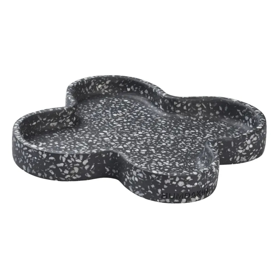 Outlet Humdakin Bandeja Terrazzo 27 cm, Black Negro