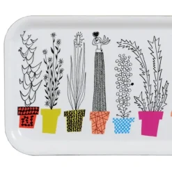 Online Almedahls Bandeja Italiensk Blomsterhylla, 32 x 15 cm AzulVerdeAmarilloNaranjaBlanco