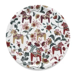 Sale Arvidssons Textil Bandeja Leksand Ø38 cm, Edición aniversario 30 años BlancoRojoAzul
