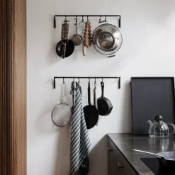 Outlet Ferm Living Bandeja madera Bon large, Roble teñido de Negro