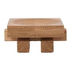 Best Ferm Living Bandeja Moku, Roble sin tratar, 7×8 cm Beige