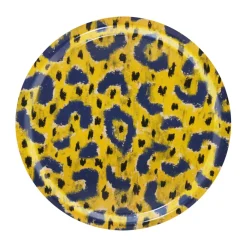 New Hem Bandeja Monster Medium Ø49 cm, Ochre yellow-grey-black Amarillo