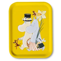 Outlet Opto Design Bandeja Moomin Easter, 27 x 20 cm Blanco