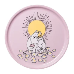 Sale Moomin Arabia Bandeja Moomin Enamorados, Ø35 cm Púrpura
