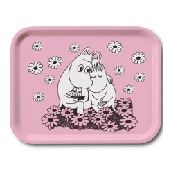 New Opto Design Bandeja Moomin Love, 27 x 20 cm Rosa