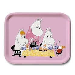 New Opto Design Bandeja Moomin Teaparty, Rosa