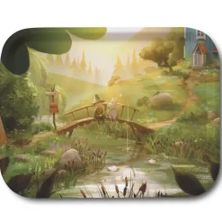 Online Opto Design Bandeja Moomin TV-Series 27x20 cm, Moomin & Snufkin bridge Verde