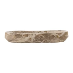 Hot Bloomingville Bandeja mármol Shao 24,5x12,5 cm, Natural Marrón