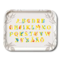 Opto Design Bandeja Mumin ABC, 20x27 cm Blanco