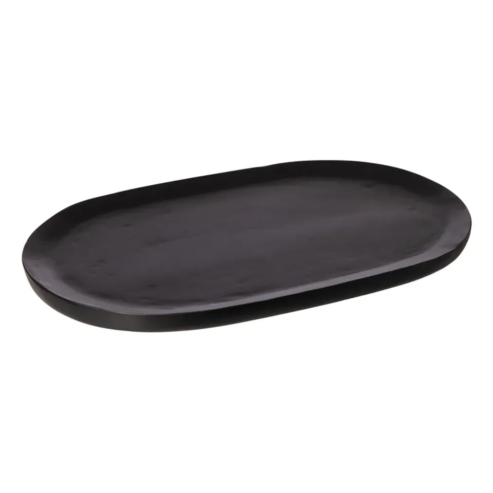 Outlet ERNST Bandeja ovalada 25x40 cm, Negro