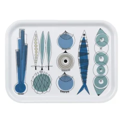 Discount Almedahls Bandeja Picknick 20x27 cm, Azul-beige AzulBeige