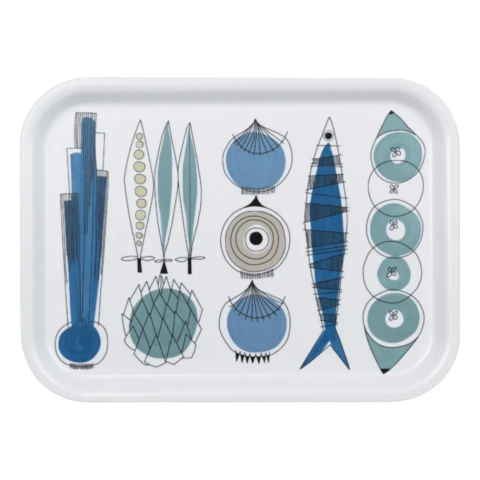Discount Almedahls Bandeja Picknick 20x27 cm, Azul-beige AzulBeige