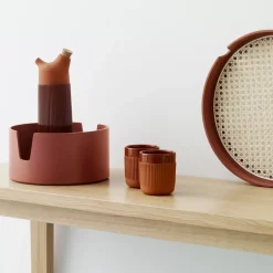 Best Normann Copenhagen Bandeja Salon Ø40 cm, óxido NaranjaRojo