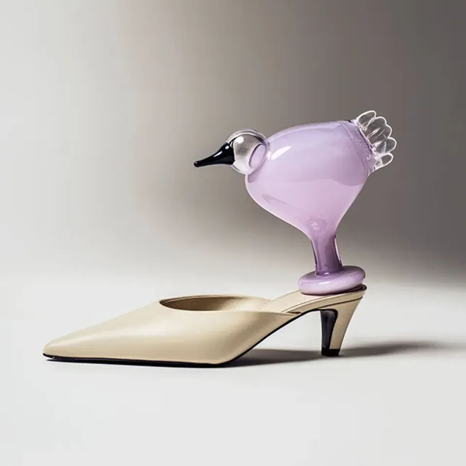 Outlet Iittala Birds by Toikka leppäinen, Lila claro Púrpura