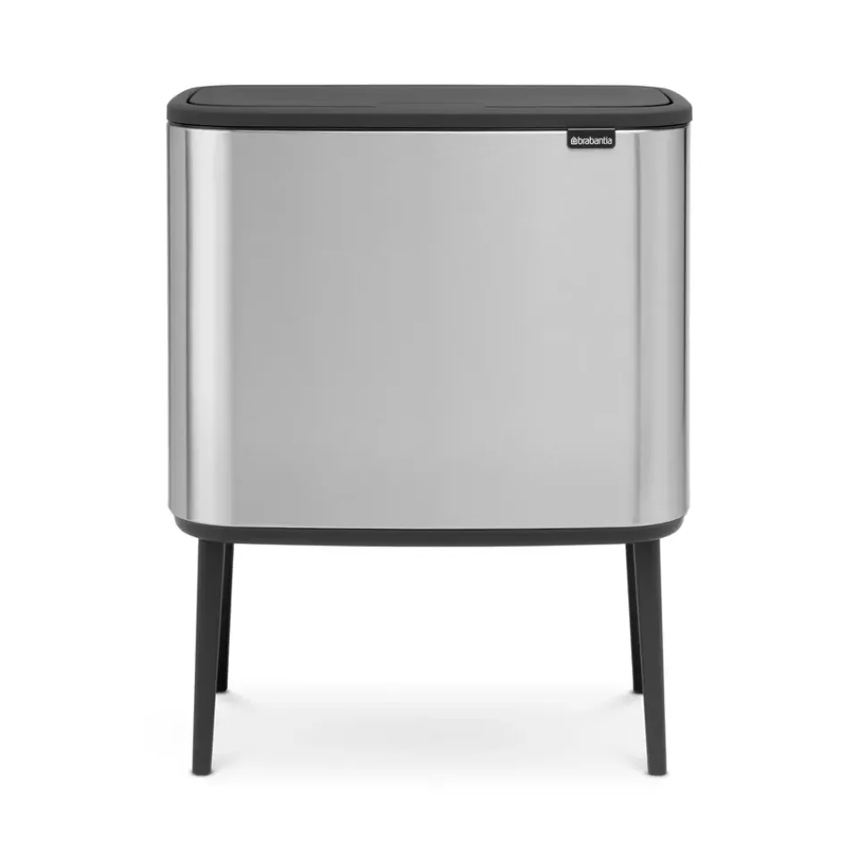 Online Brabantia Bo Touch Bin 11+23 L, acero inoxidable mate Plateado