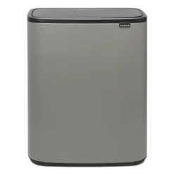 Online Brabantia Bo touch bin 60 L, Mineral concrete grey Gris