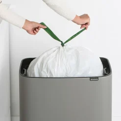 Clearance Brabantia Bo Touch Bin 36 L, Mineral concrete grey Gris