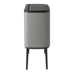 Best Brabantia Bo Touch Bin 11+23 L, Mineral concrete grey Gris