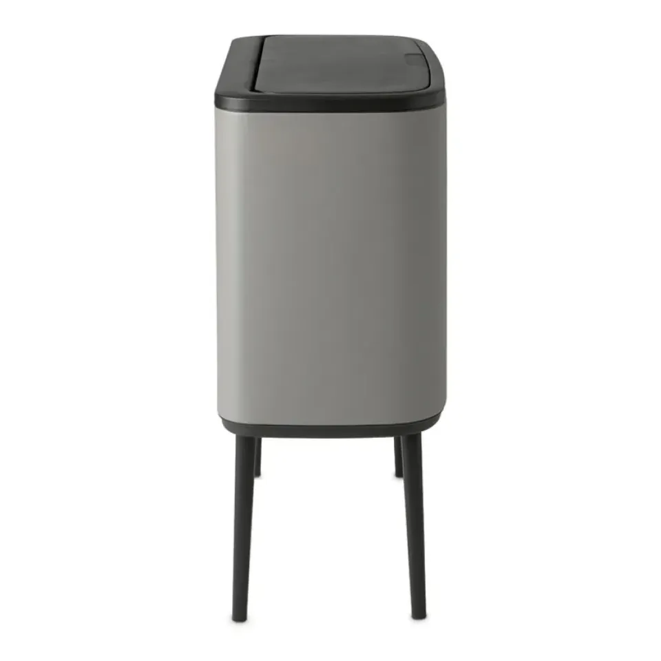 Best Brabantia Bo Touch Bin 11+23 L, Mineral concrete grey Gris