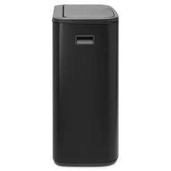 New Brabantia Bo touch bin 60 L, mate Negro