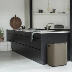 Clearance Brabantia Bo touch bin 60 L, Platinum Gris