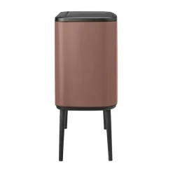 Sale Brabantia Bo Touch Bin 11+23 L, Satin Taupe Marrón