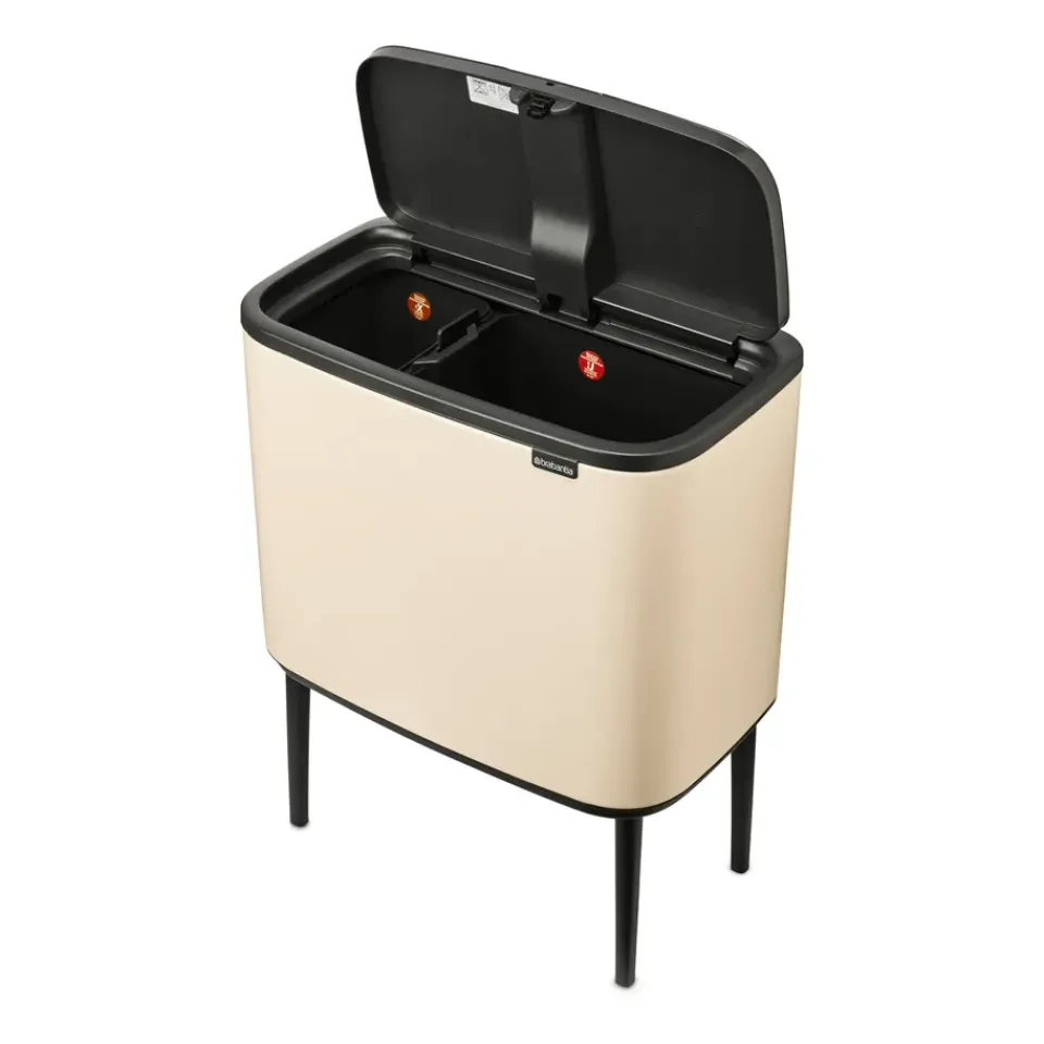 New Brabantia Bo Touch Bin 11+23 L, Soft Beige