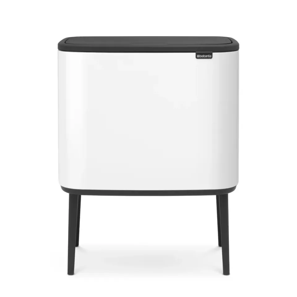 Hot Brabantia Bo Touch Bin 3 x 11 L, Blanco