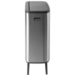 Best Brabantia Bo touch bin high 60 L, acero cepillado mate Plateado