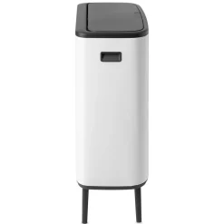 Hot Brabantia Bo touch bin high 60 L, Blanco