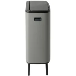 Hot Brabantia Bo touch bin high 60 L, Mineral concrete grey Gris