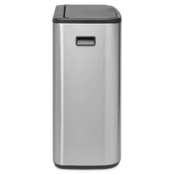 Outlet Brabantia Bo touch bin 2x30 L, acero cepillado mate Plateado