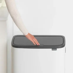 Discount Brabantia Bo touch bin 2x30 L, Blanco